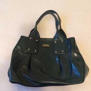 Kate Spade Patent Leather Dark Green Bag